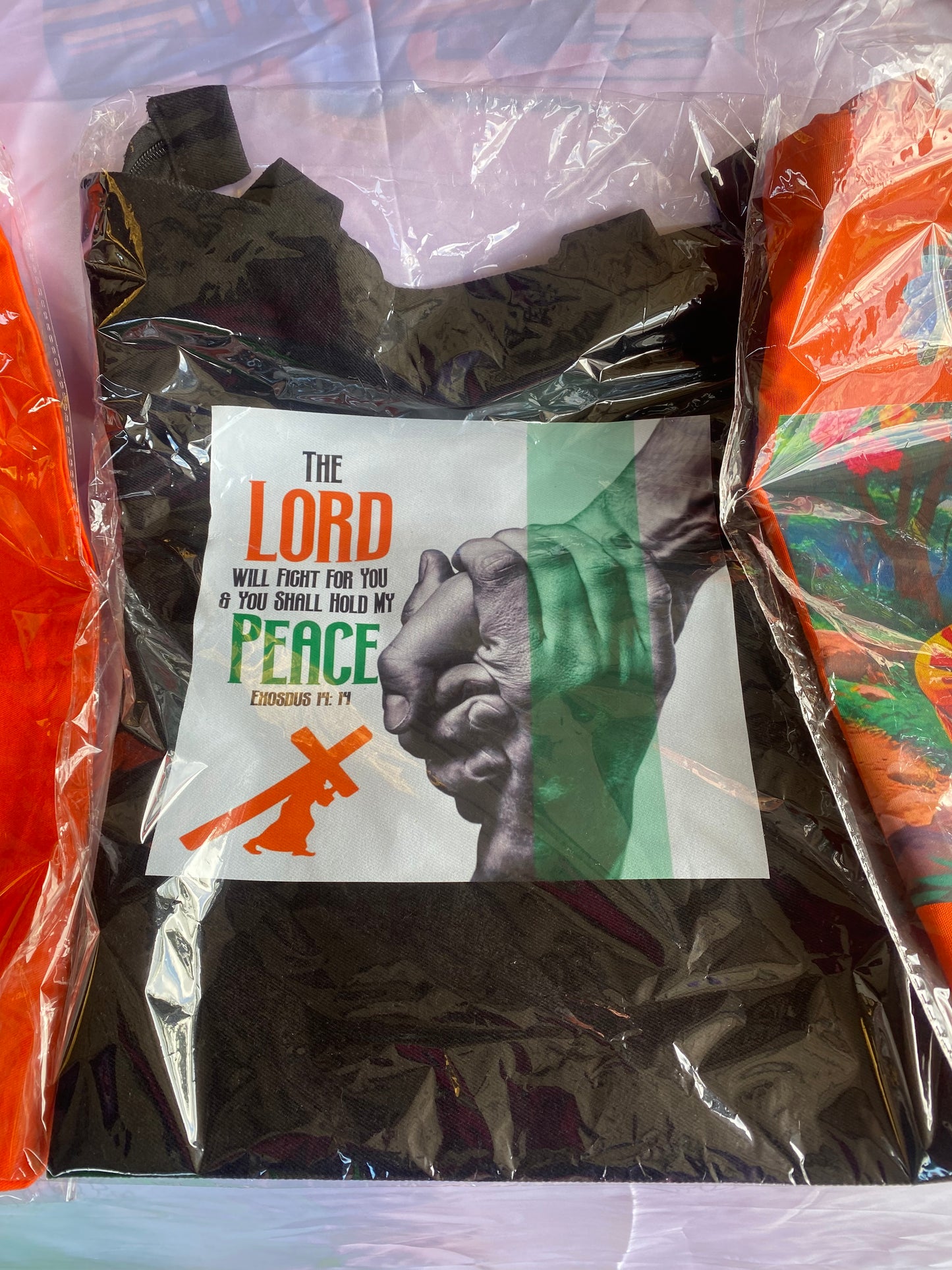 The Lord will Fight for You Tote Bag