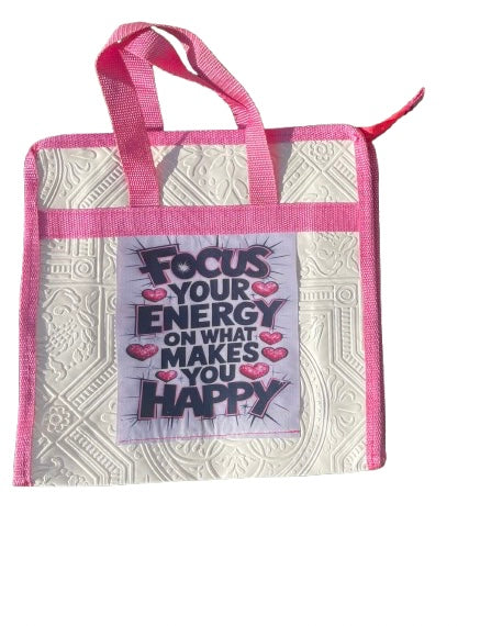 Motivational Leather Bag