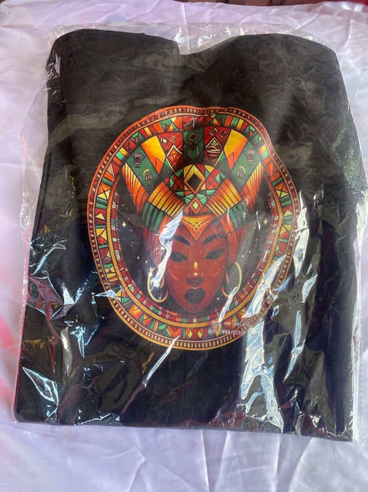 African Woman Image Tote Bag