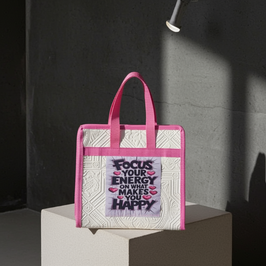 Motivational Leather Bag